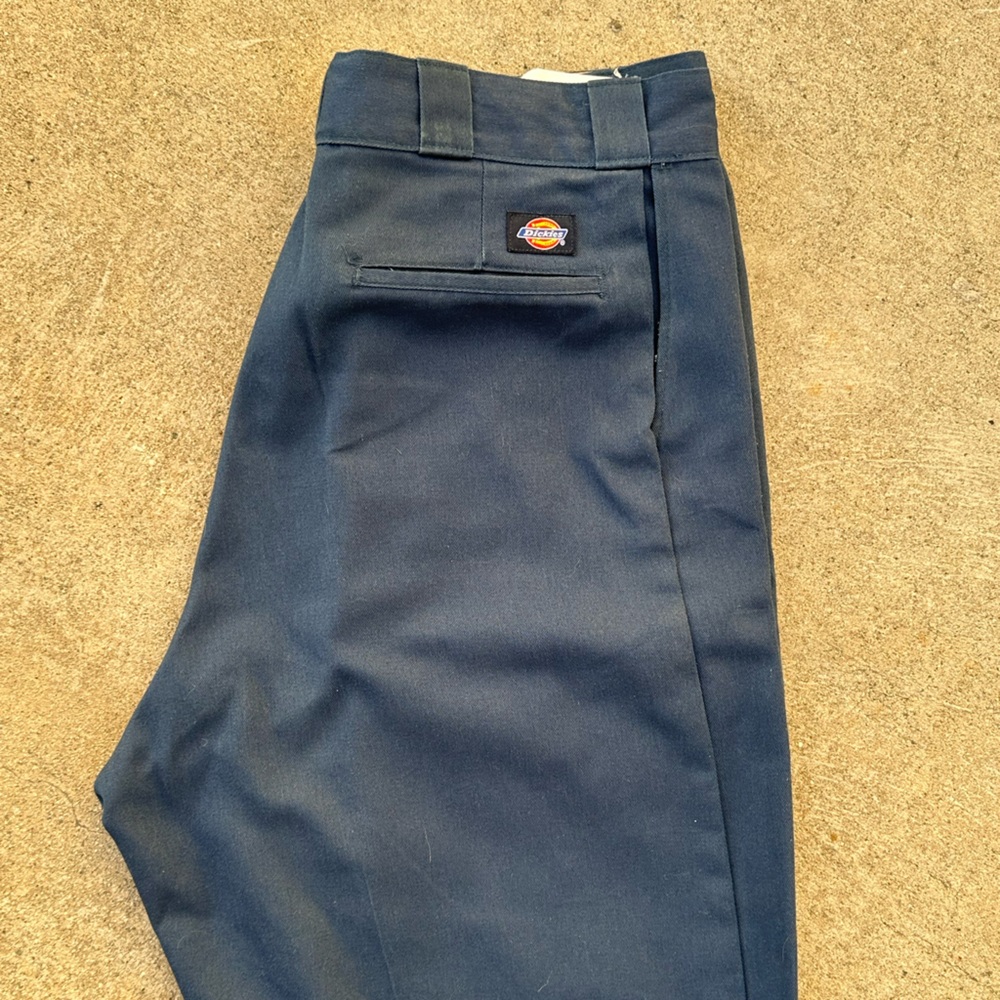 Dickies washed black Work Trousers